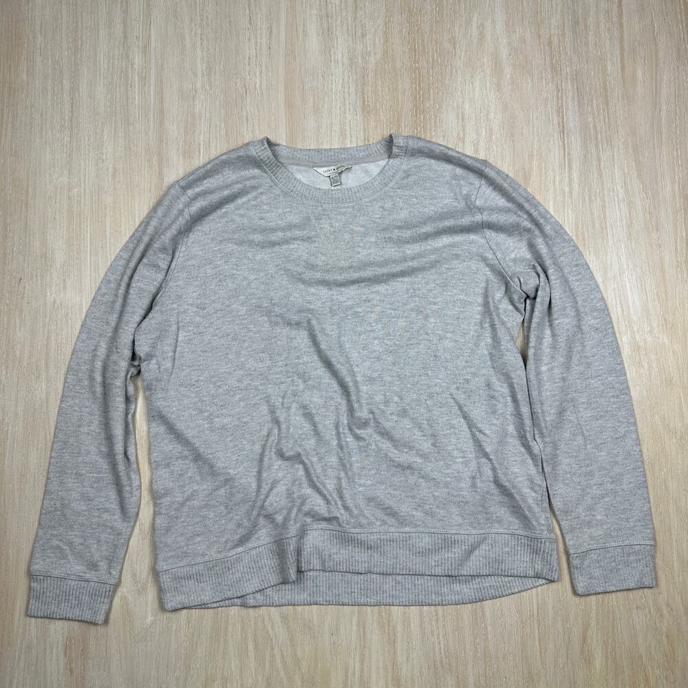 NWT Lucky Brand Crew Neck Long Sleeve Casual Basic Layer Pullover Sweater XL